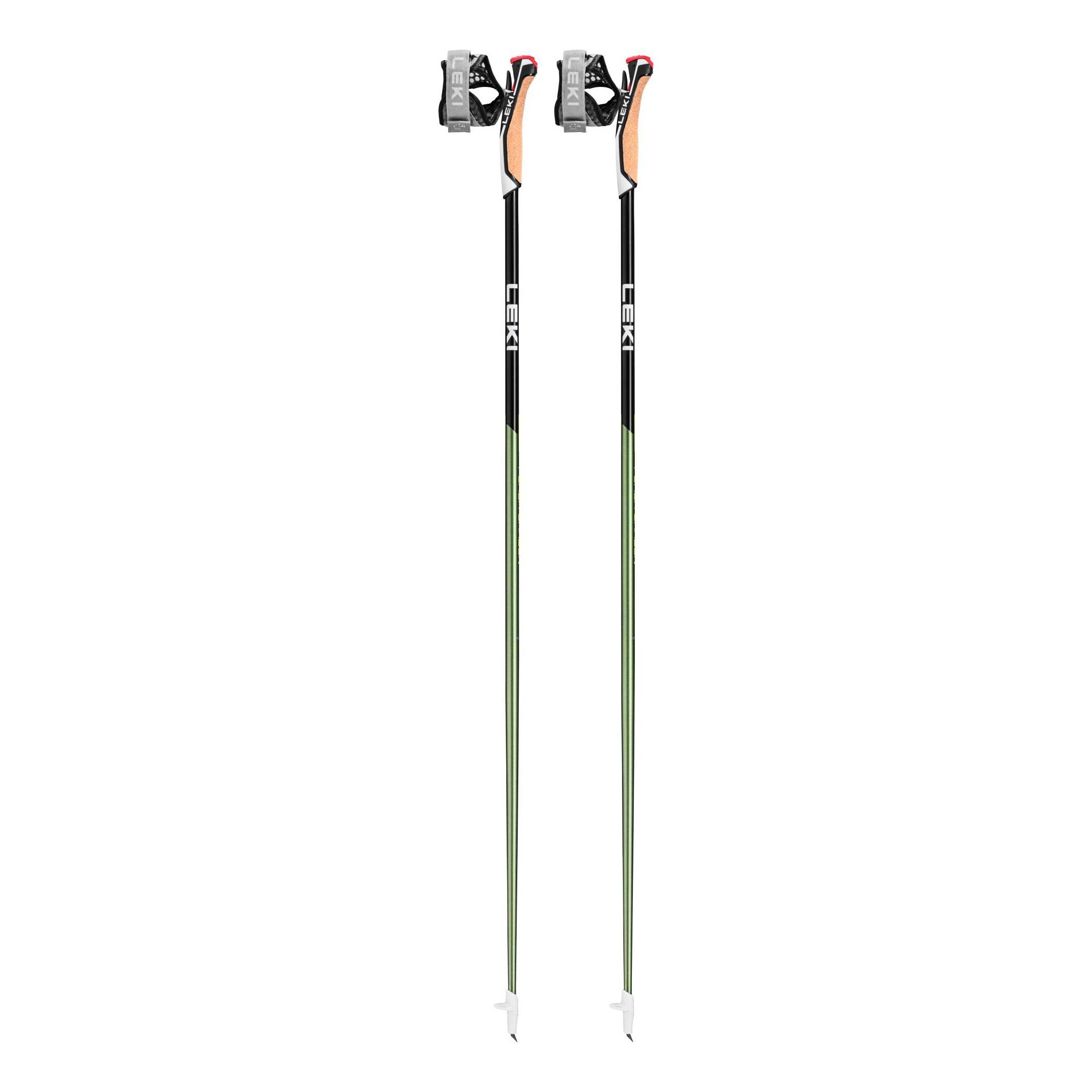 Kijki trekkingowe Leki Flash Carbon, green metallic-black-neonyellow 130 cm