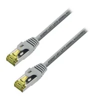Kable miedziane - AISENS - A146-0333 Kabel sieciowy RJ45 patch LSZH Cat.7 600 MHz s/FTP pimf awg26, szary, 0,5m - miniaturka - grafika 1