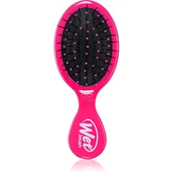 Szczotki i grzebienie do włosów - Wet Brush Mini Detangler pink poręczna mała szczotka do rozczesywania włosów czarna - miniaturka - grafika 1
