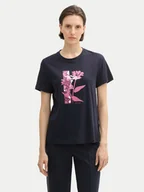 Koszulki i topy damskie - Tom Tailor T-Shirt 1043104 Granatowy Regular Fit - miniaturka - grafika 1