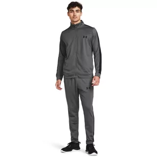 Męski dres komplet treningowy Under Armour UA Knit Track Suit - szary - UNDER ARMOUR - Spodnie sportowe męskie - miniaturka - grafika 1