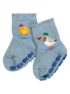 Skarpetki dla dzieci - Falke Skarpety "Baby Duckling" w kolorze błękitnym - miniaturka - grafika 1