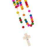 Różańce - Różaniec drewno kolor - miniaturka - grafika 1