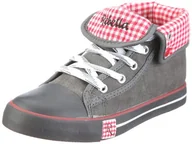 Buty dla dziewczynek - Rebella Sneakersy dziewczęce, szary - Szary, antracyt, czerwony, biały, 9. - 35 EU - miniaturka - grafika 1