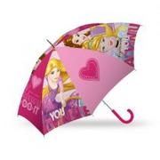 Parasolki dla dzieci - KIDS EUROSWAN Parasolka automatyczna 46cm Princess. Księżniczki WD17501 Kids Euroswan - miniaturka - grafika 1
