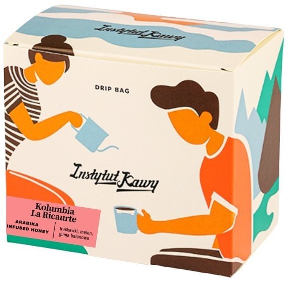 Kawa mielona Instytut Kawy Drip Bag Kolumbia La Ricaurte 5+1