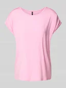 Koszulki i topy damskie - T-shirt o luźnym kroju z mieszanki lyocellu model ‘AVA’ - miniaturka - grafika 1