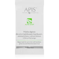 Maseczki do twarzy - Apis Acne Maska algowa Cera Trądzikowa 20G Algi - miniaturka - grafika 1