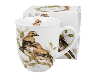 Porcelanowy kubek Animals Sójki 400 ml - Kubki - miniaturka - grafika 1