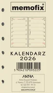 Kalendarze - Wkład kalendarzowy 2026 Memofix A6 Tns - kalendarz - miniaturka - grafika 1