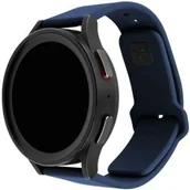 Akcesoria do smartwatchy - Fixed Silikonowy pasek Silicone Strap z szybkozłączką 22mm do smartwatcha, granatowy - miniaturka - grafika 1