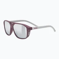 Okulary przeciwsłoneczne - Okulary przeciwsłoneczne dziecięce UVEX Cosmic Jr cranberry/grey matt/mirror silver WYSYŁKA W 24H 30 DNI NA ZWROT - miniaturka - grafika 1