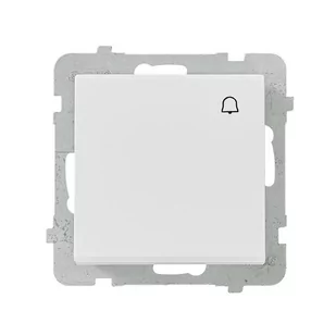 Ospel Sonata biały łącznik dzwonkowy ŁP-6R/m/00 ŁP-6R/m/00 - Wyłączniki światła i elektryczne - miniaturka - grafika 1