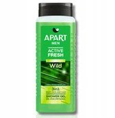 Kosmetyki do kąpieli - APART NATURAL_Men Active Fresh żel pod prysznic Wild 500ml - miniaturka - grafika 1