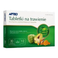Układ pokarmowy - Apteo Apteo Tabletki na trawienie 30 tabletek powlekanych 3079621 - miniaturka - grafika 1