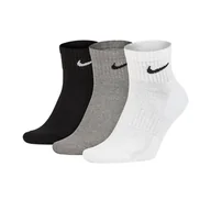 Skarpetki damskie - Nike Everyday Lightweight Ankle 3Pak skarpety 964 : Rozmiar - XL ( 46 - 50 ) - miniaturka - grafika 1