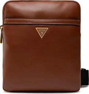 Guess, Scala, Synthetic Leather, Textile Bag, Brown, HMSCALP2223BRO, For Men, 20 x 22.5 x 2.5 cm For Men - Nerki - miniaturka - grafika 1