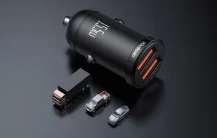 Ładowarka samochodowa Mcdodo CC-2950, 2x USB, 15.5W (czarna) - Ładowarki samochodowe - miniaturka - grafika 3