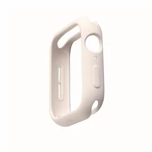 UNIQ etui Lino Apple Watch Series 4/5/6/SE 44mm. biały/dove white - Akcesoria do smartwatchy - miniaturka - grafika 2
