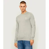 Swetry męskie - GUESS Sweter DANIEL Slim Fit z dodatkiem jedwabiu - miniaturka - grafika 1