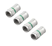 Wtyczki i adaptery - Reinston Ultra ESAT030 - 4 szt. samozaciskowych złączy antenowych - miniaturka - grafika 1