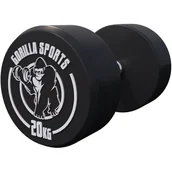 Hantle i ciężarki - Gorilla Sports Hantla Stała Profesjonalna 20kg - miniaturka - grafika 1