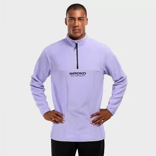 Bluza gruby polar Sporty zimowe SIROKO Aurora Lawenda Mężczyzna - Bluzy narciarskie - miniaturka - grafika 1