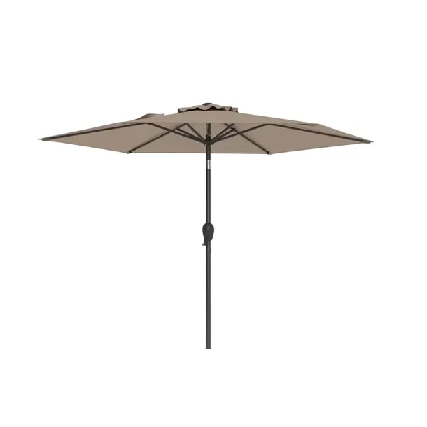 Parasol ogrodowy 230 cm z oświetleniem LED i korbką Parasol ogrodowy