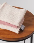 Otulacze - PIAPIMO-OTULACZE MUŚLINOWE 50X60 BEŻ I RÓŻ 3SZT - miniaturka - grafika 1