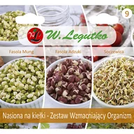 Nasiona i cebule - Zestaw 'Wzmacniający organizm' nasiona na kiełki W.Legutko - miniaturka - grafika 1