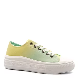 Zielono żółte tenisówki BIG STAR BSLL274A186 - Neścior - Buty sportowe damskie - miniaturka - grafika 1