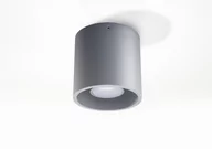 Lampy sufitowe - Sollux Lighting Plafon ORBIS 1 szary - miniaturka - grafika 1
