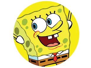 Dekoracyjny opłatek tortowy Spongebob - 20 cm - Ciasta i półprodukty do ciast - miniaturka - grafika 1