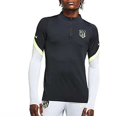 Nike Męska koszulka z długim rękawem Atm M Nk Dry Strk Dril Top Cl czarny/wilk szary/(wolt) (bez sponsor-3. d) XXL