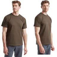 Koszulki męskie - Koszulka Męska T-Shirt Bawełna FRUIT the Loom 610360 CZEKOLADOWY BRĄZ M - miniaturka - grafika 1