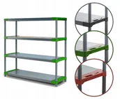 Szafy i regały magazynowe - Regał magazynowy regał plastikowy do piwnicy regał garażowy 138x150x46 EKO / Wamar-Sosenka - miniaturka - grafika 1