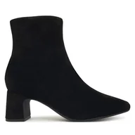 Botki damskie - Botki Clarks Fernie Zip 26182936 Czarny - miniaturka - grafika 1