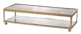 Szkatułka szklana metalowa Oprawa 6x25x11 cm - Pudełka i szkatułki - miniaturka - grafika 1