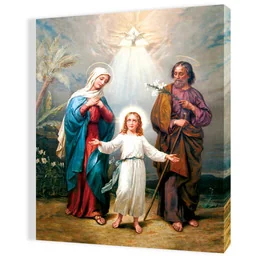 Obraz religijny na płótnie Święta Rodzina - Ikony i obrazy sakralne - miniaturka - grafika 1
