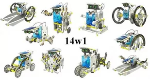 Cute Sunlight Edukacyjny Robot/Zestaw Solarny 14w1! - Roboty dla dzieci - miniaturka - grafika 1