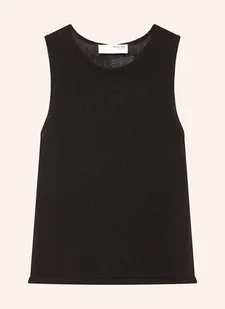 Selected Femme Top Z Dzianiny schwarz - Koszulki i topy damskie - miniaturka - grafika 1