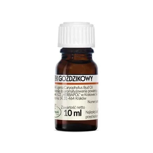 HERBAPOL KRAKÓW Herbapol Olejek Goździkowy 10 ml HER073 - Aromaterapia - miniaturka - grafika 2