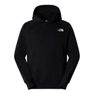 Bluzy męskie - Bluza męska The North Face Raglan Redbox 0A89F9KY41 - czarna - miniaturka - grafika 1