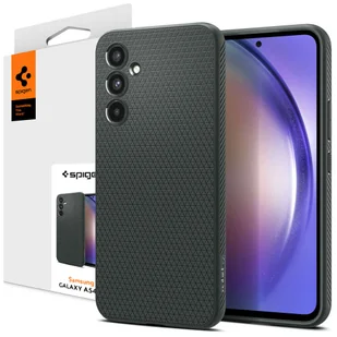 Etui na telefon Spigen Liquid Air obudowa pancerne do Samsung Galaxy A54 5G Abyss Green + Szkło - Etui i futerały do telefonów - miniaturka - grafika 10