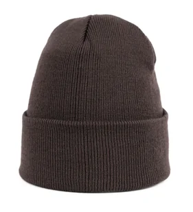 Czapka Zimowa Damska Męska Beanie Podwijana Uniwersalna Casualowa Jesienna - Czapki damskie - miniaturka - grafika 1