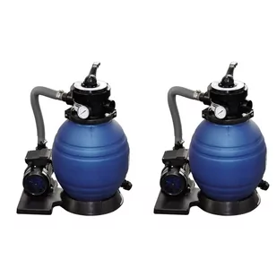 vidaXL Piaskowe pompy filtrujące, 2 szt., 400 W, 11000 L/h - Akcesoria do basenów - miniaturka - grafika 1