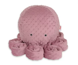 Przytulanka Ośmiornica Wielka - Róż Retro - Minky W Kropki - Maskotki i pluszaki - miniaturka - grafika 1