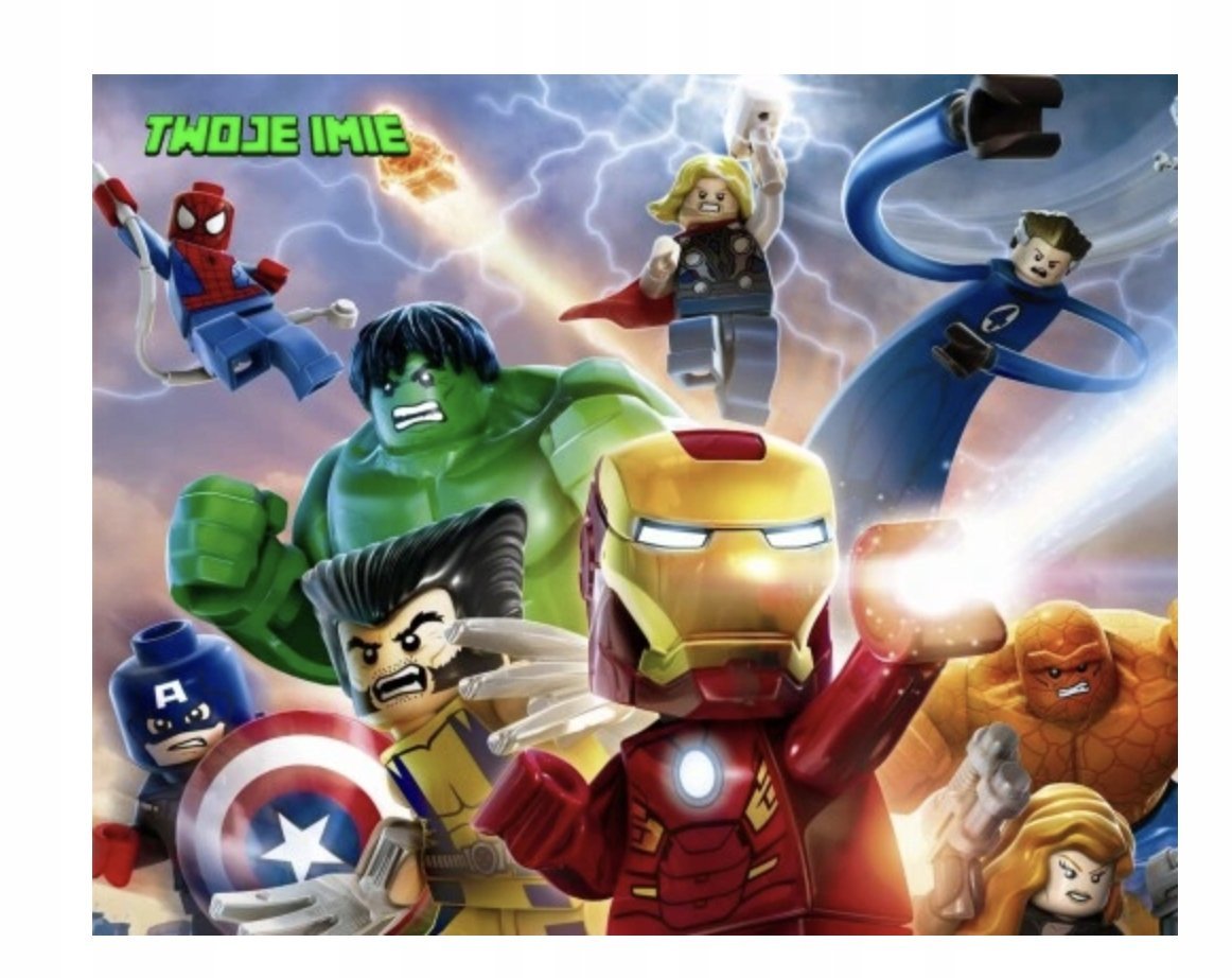 Puzzle AVENGERS HULK BAJKA PREZENT A3 252 el z Nadrukiem + IMIĘ Pudełko 16