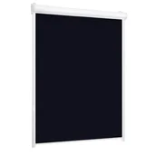 Rolety - Roleta w kasecie zaciemniająca Silver czarna 105 x 220 cm lewa - miniaturka - grafika 1