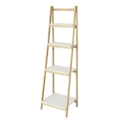 Regały - SoBuy Składany regał drabinkowy, 4 póki, FRG162-N - miniaturka - grafika 1